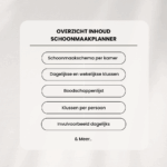 Schoonmaakplanner Canva - NL en ENG - Afbeelding 2