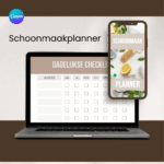 schoonmaakplanner - overzicht huishouden - schoon huis