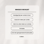 Schoonmaak checklist Huishouden - Canva - NL - Afvinklijst - Afbeelding 2