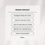 Airbnb Schoonmaak checklist Vakantieverhuur - Canva - NL - ENG - Afbeelding 3