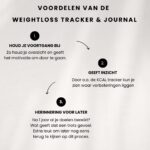 Voordelen Weight Loss Journal Planner - Afvaldagboek - Eetdagboek - Bijhouden Gewichtsverlies