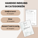 Receptenboek Invulboek - 60 Recepten - Afbeelding 5