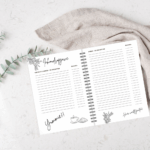 Inhoud receptenboek invulboek - receptenboekje