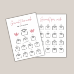 weight loss tracker template printable-gewicht-bijhouden-gewichtsverlies-afvallen - Nederlands en PDF